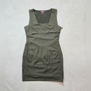 Vince Camuto Olive Green Sheath Dress